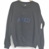 judgeblue Flip Table "Judge!" Letters in Blue Sweatshirt Size Large (42-44)