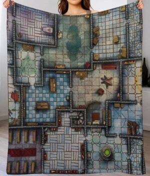 mapblanket Lap blanket- D&D Map
