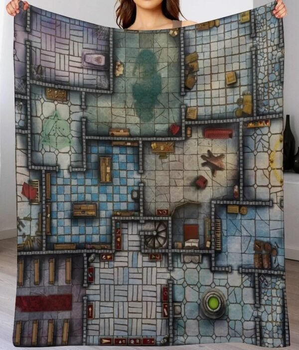 Lap blanket- D&D Map