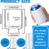 Can holder White Neoprene Can Coolers